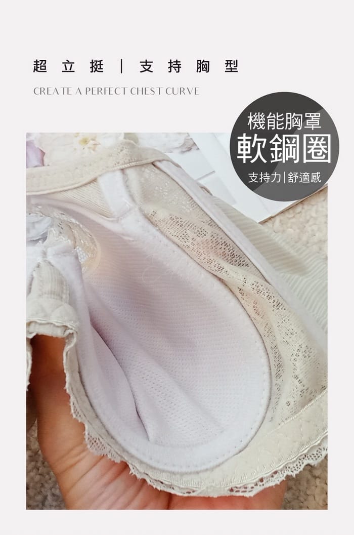 夏洛女孩 | 機能型內衣 B-C 3/4罩 6-3072 商品詳情 4