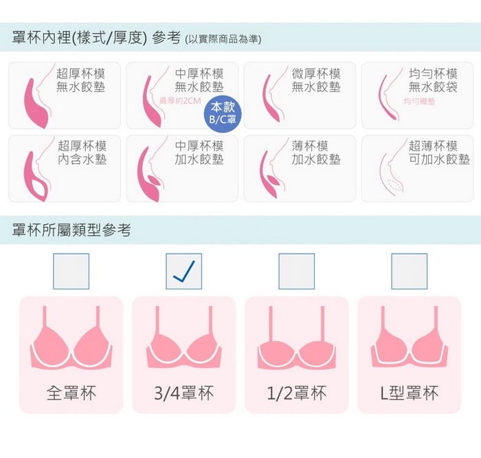 雪波女孩 | 真水爆乳襯墊 B-C 罩 4-7077 商品詳情 10