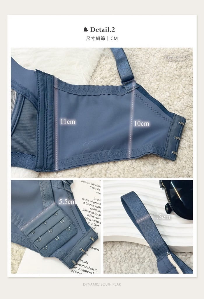 精靈女孩 | 機能型內衣 A-C 3/4罩 6-6998 商品詳情 4