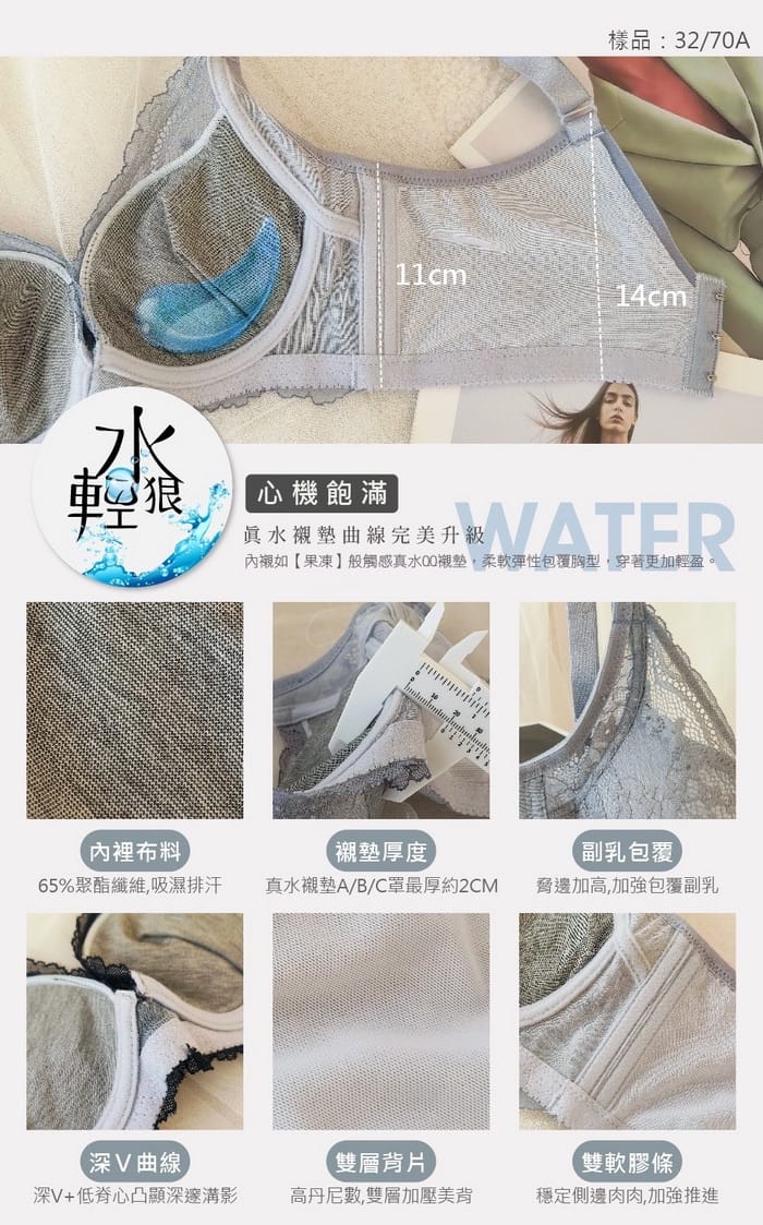 撩心女孩 | 機能型內衣 A-C 3/4罩 6-3088 商品詳情 4