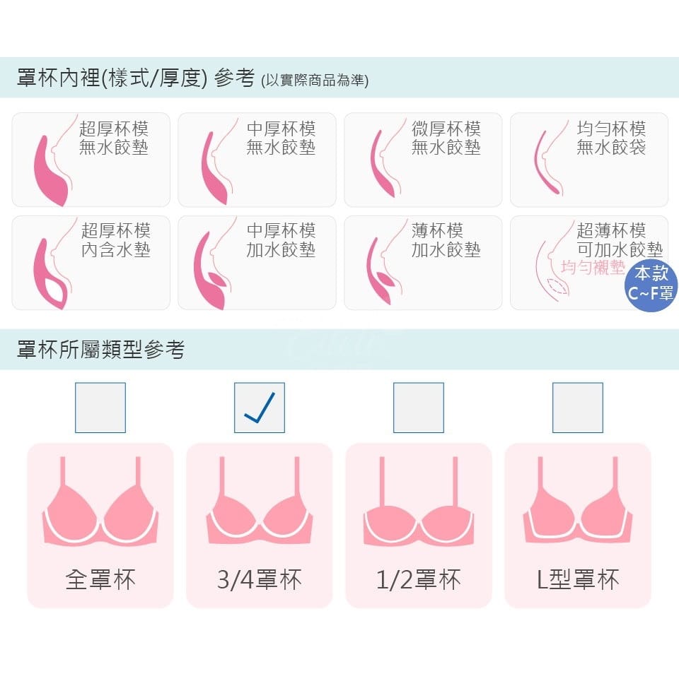 溫蒂女孩 | 調整型內衣 C-F 3 4罩 5-00319 商品詳情 7