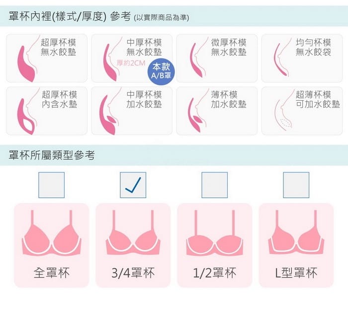水波女孩 | 爆乳真水墊 A-B 罩 1-1677 商品詳情 12