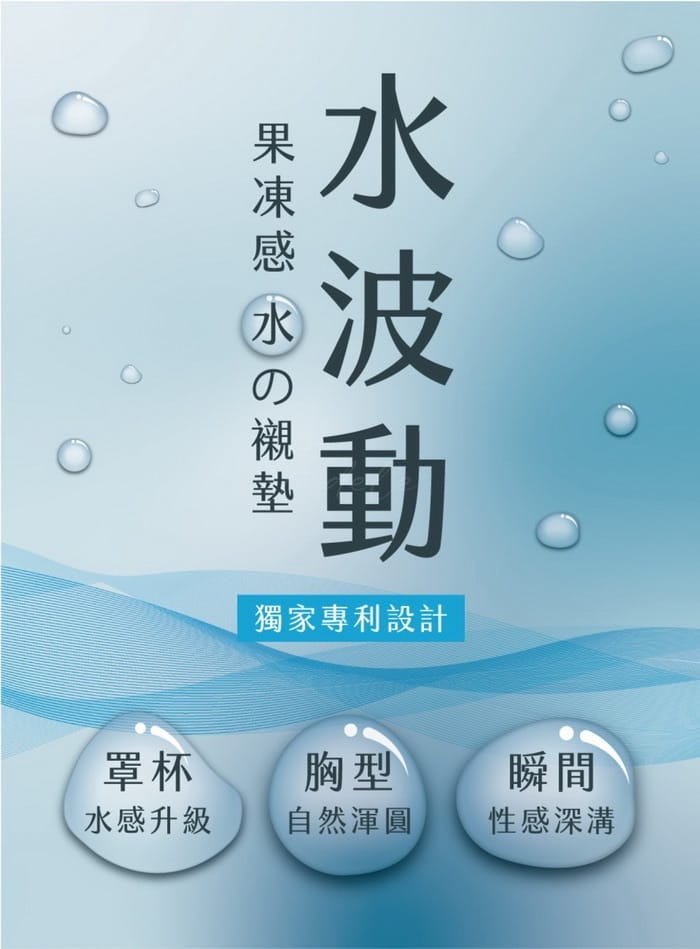 水波女孩 | 爆乳真水墊 A-B 罩 1-1677 商品詳情 6