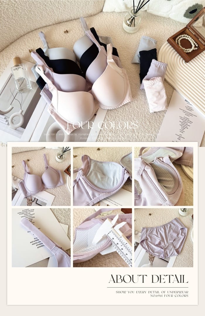 素雅女孩 | 軟鋼圈系列 B-D 罩 1-6961 商品詳情 3